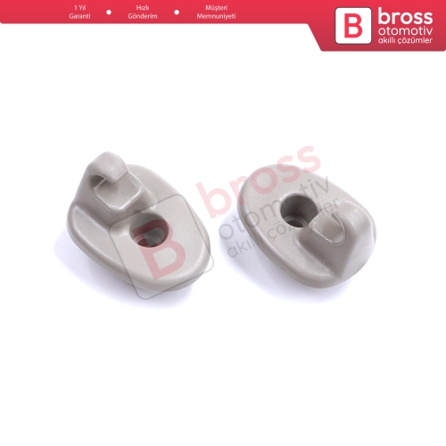 Chrysler Jeep Liberty 2005-2012 Dodge Nitro 2008-2012 İçin 2 Adet Güneşlik Klipsi 1AR26BD1AA