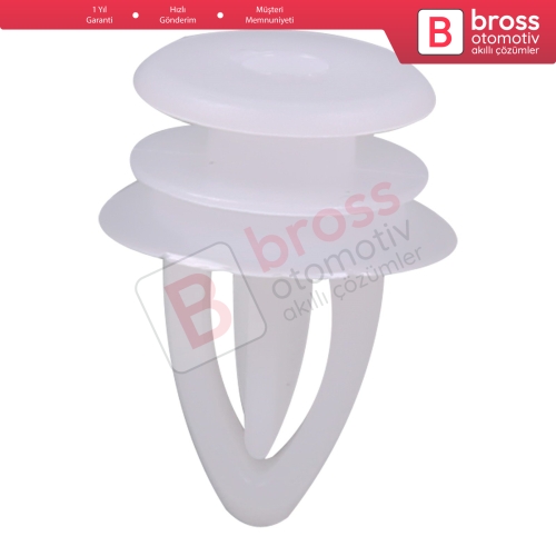 Opel Vauxhall Ford için 10 Adet Ayna Paneli Tutucusu Beyaz 149910, 9032112