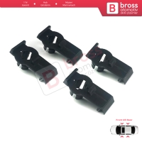 BMW X5 E53 1999-2006 51338254781 için 4 Adet Ön veya Arka Cam Kriko Tamir Klipsi 