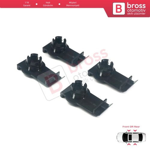 BMW X5 E53 1999-2006 51338254781 için 4 Adet Ön veya Arka Cam Kriko Tamir Klipsi 