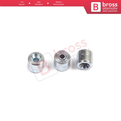 BCR002 Cam Kriko Kablo Halat Uç Pimi Tutma Perçini 5x4.5/1.6 mm 100 Adet