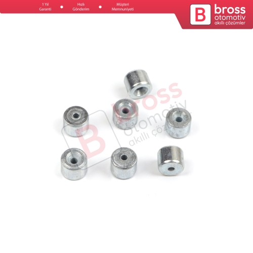 BCR016 Cam Kriko Kablo Halat Uç Pimi Tutma Perçini 6.5x5/1.7 mm 100 Adet