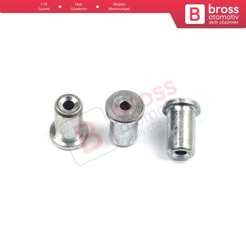 BCR018 Cam Kriko Kablo Halat Uç Pimi Tutma Perçini 6.5x9.1/1.8 mm 100 Adet