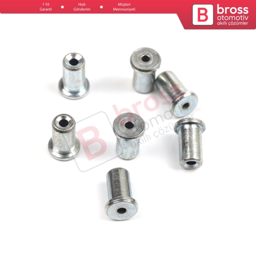BCR018 Cam Kriko Kablo Halat Uç Pimi Tutma Perçini 6.5x9.1/1.8 mm 100 Adet