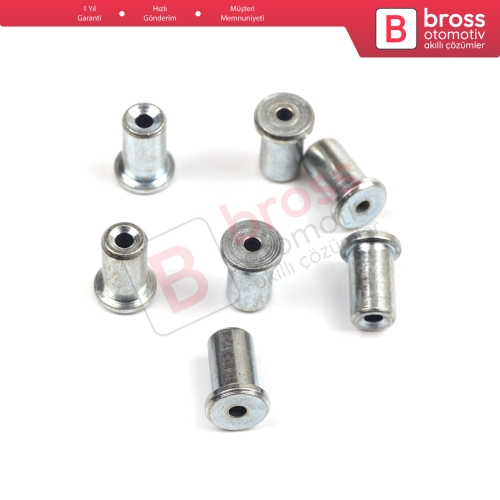 BCR018 Cam Kriko Kablo Halat Uç Pimi Tutma Perçini 6.5x9.1/1.8 mm mm 100 Adet