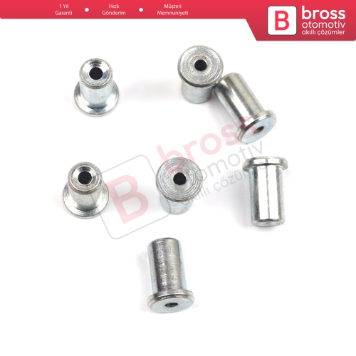 BCR018 Cam Kriko Kablo Halat Uç Pimi Tutma Perçini 6.5x9.1/1.8 mm 100 Adet