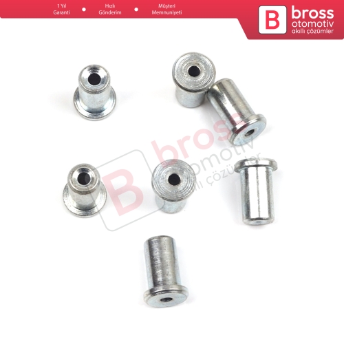 BCR018 Cam Kriko Kablo Halat Uç Pimi Tutma Perçini 6.5x9.1/1.8 mm 100 Adet