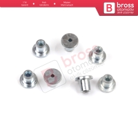 BCR019 Cam Kriko Kablo Halat Uç Pimi Tutma Perçini 8x6.7/1.7 mm 100 Adet