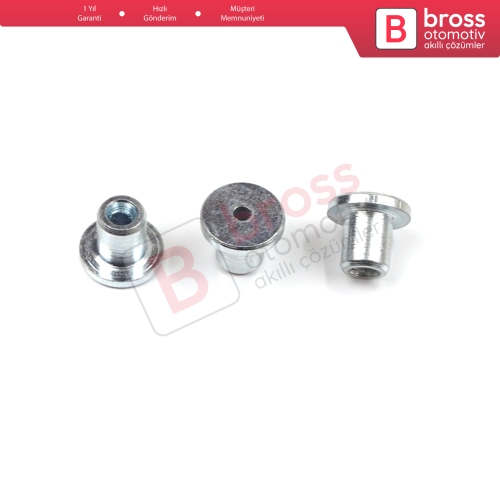 BCR019 Cam Kriko Kablo Halat Uç Pimi Tutma Perçini 8x6.7/1.7 mm 100 Adet