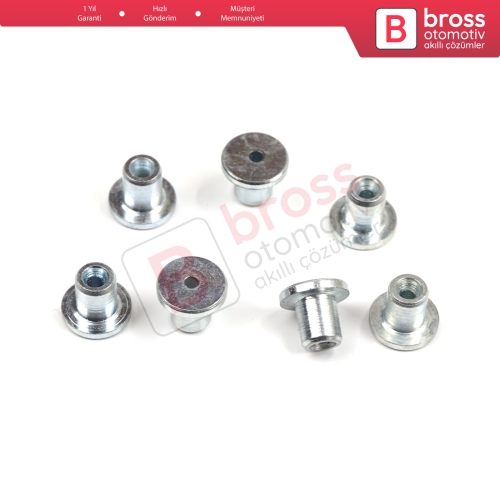 BCR019 Cam Kriko Kablo Halat Uç Pimi Tutma Perçini 8x6.7/1.7 mm mm 100 Adet