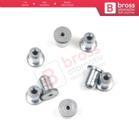 BCR020 Cam Kriko Kablo Halat Uç Pimi Tutma Perçini 8x9.25/1.6 mm mm 100 Adet