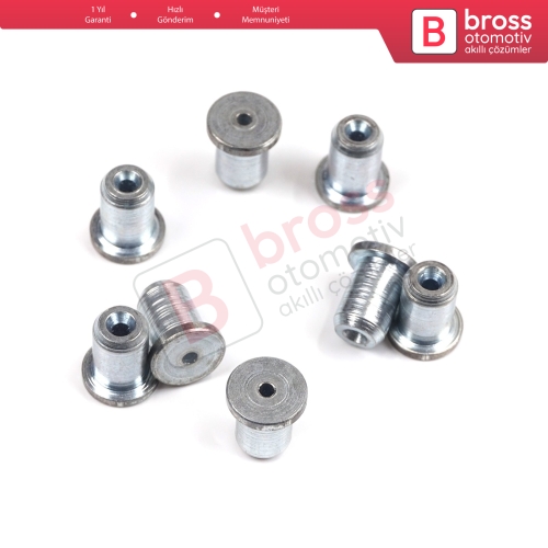 BCR020 Cam Kriko Kablo Halat Uç Pimi Tutma Perçini 8x9.25/1.6 mm 100 Adet