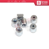 BCR026 Cam Kriko Kablo Halat Uç Yumuşak Pim Tutma Perçini 5x5/1.7 mm 100 Adet Yumuşak Pim