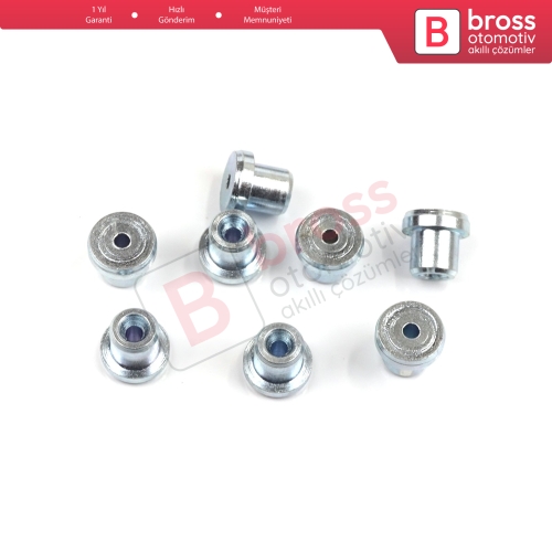 BCR032 Cam Kriko Kablo Halat Uç Pimi Tutma Perçini 7x6.3/1.7 mm 100 Adet
