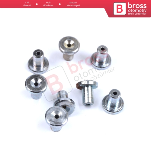 BCR033 Cam Kriko Kablo Halat Uç Pimi Tutma Perçini 9x9/1.6 mm mm 100 Adet