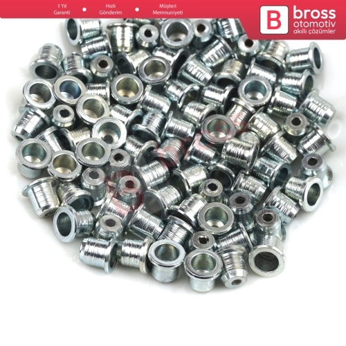 BCR034 Cam Kriko Kablo Halat Uç Pimi Tutma Perçini 8x6.75/1.7 mm 100 Adet