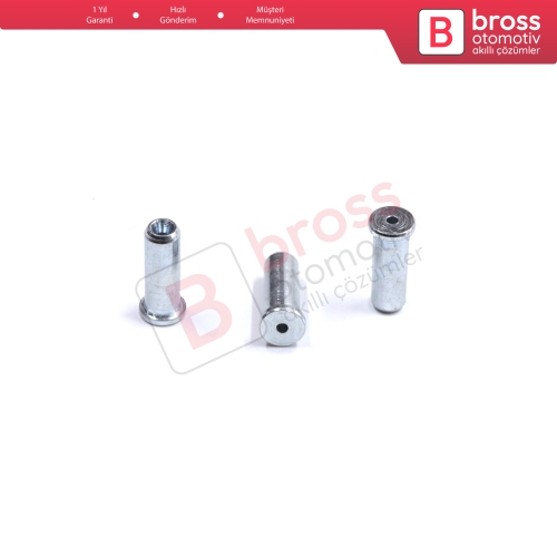 BCR035 Cam Kriko Kablo Halat Uç Pimi Tutma Perçini 6.5x15/1.7 mm 100 Adet