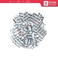 BCR036 100 Adet İç Dış Kapı Kolu Bagaj Kapağı Kilidi Mandal Açma Kablosu Tel Halat Ucu 6x10 mm Delik Çapı: 2.2 mm