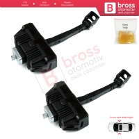 BMW 5 E60 E61 2001-2010 4/5 Kapı 51217176804 İçin 2 EA Ön Sağ ve Sol Kapı Gergi Yayı