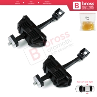 BMW 5 Serisi E60 E61 2001-2010 4/5 Kapı 51227176805 İçin 2 EA Arka Sağ ve Sol Kapı Gergi Yayı