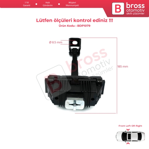 BMW X5 E53 için Ön Kapı Gergisi 51218402502