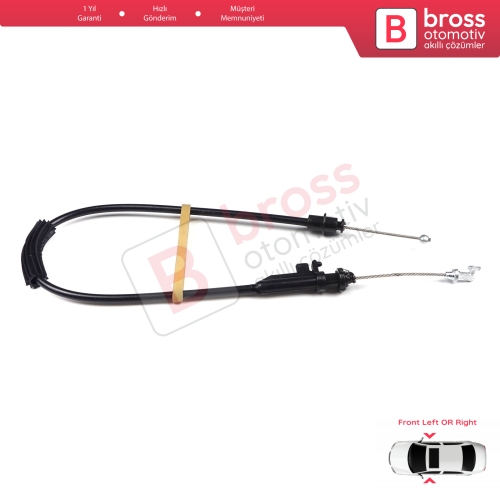 VW Passat B6 B7 2005-2015 CC 3C8837017A için  Ön Sağ veya Sol Dış Kapı Kilidi Açma Teli 