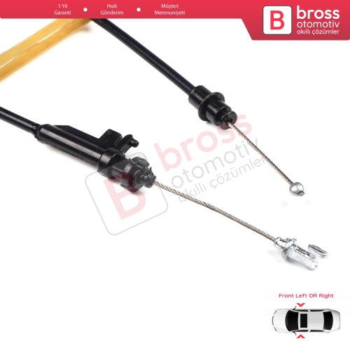 VW Passat B6 B7 2005-2015 CC 3C8837017A için  Ön Sağ veya Sol Dış Kapı Kilidi Açma Teli 