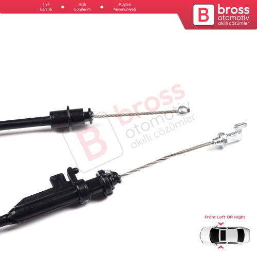 VW Passat B6 B7 2005-2015 CC 3C8837017A için  Ön Sağ veya Sol Dış Kapı Kilidi Açma Teli 