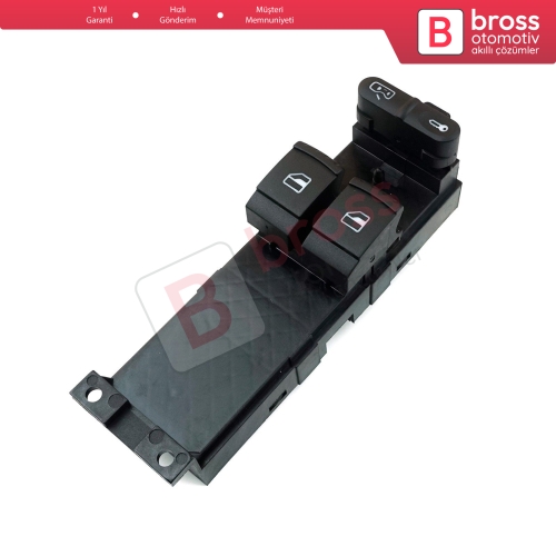 VW Skoda Seat İçin Sol Ön Pencere Paneli Anahtarı 1J3959857B