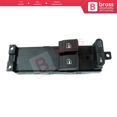 VW Skoda Seat İçin Sol Ön Pencere Paneli Anahtarı 1J3959857B