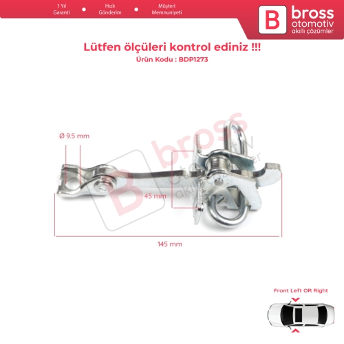 Fiat Panda MK2 169 2003-2012 51779914 İçin Ön Kapı Gergi Yayı 