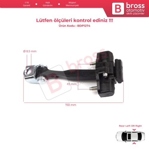 Fiat 500L 351 352 2012-2022 51883509 İçin Arka Kapı Gergi Yayı