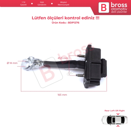 Fiat Punto Evo Grande Punto 199 51961552 İçin Arka Kapı Gergi Yayı