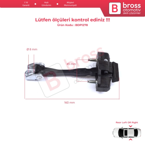 Fiat Bravo 198 Lancia Delta MK3 844 2008-2014 51805582 İçin Arka Kapı Gergi Yayı