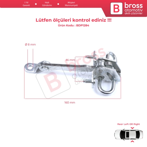 Alfa Romeo 147 937 Hatchback 2001-2010 46790383 İçin Arka Kapı Gergi Yayı
