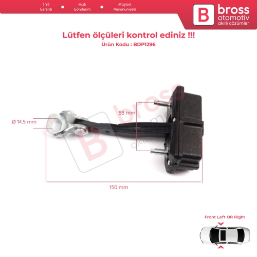 Fiat Panda MK4 312 319 519 2011-2023 52022102 İçin Ön Kapı Gergi Yayı