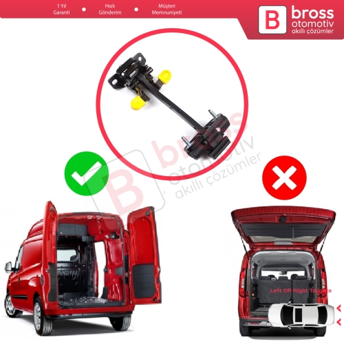 Fiat Doblo 263 Opel Combo D 51879452 İçin Arka Bagaj Kapı Gergi Yayı	