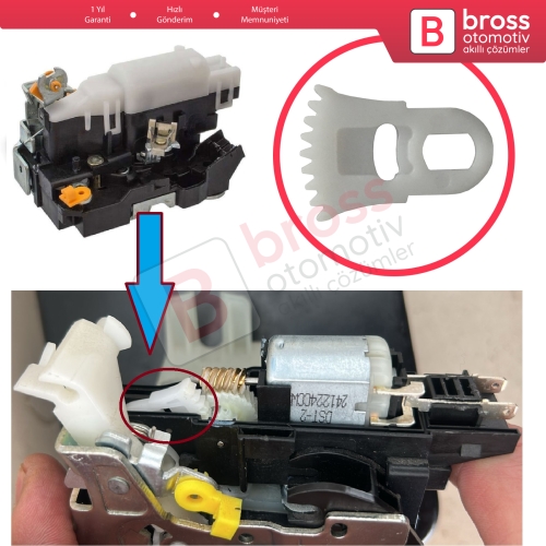 Renault Kangoo MK1 KC Express FC Nissan Kubistar X76 8200051730 8200051731 İçin Ön Sağ veya Sol Kapı Motorlu Kilit Tamir Dişlisi