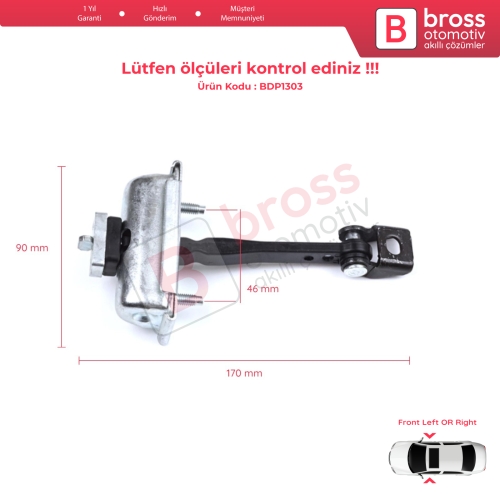 Citroen C3 MK3 Peugeot 208 2008 MK1 5-Kapı Hatchback 9671891380 İçin Ön Kapı Gergi Yayı 
