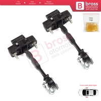 Citroen C4 e-C4 C4X e-C4X MK3 2020-On 9831783580 İçin 2 EA Ön Sağ ve Sol Kapı Gergi Yayı