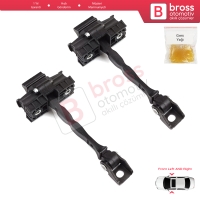 VW Polo MK5 6R 6C 60 61 2009-2017 4/5 Kapı MK4 9A 9N Sedan 6R4837249 İçin 2 EA Ön Kapı Gergi Yayı 