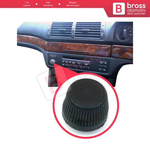 BMW X5 E39 E38 İçin Radyo CD Ses Düğmesi Plastik 65828372162