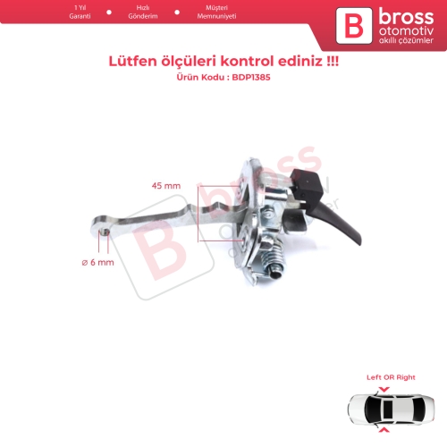 VW Lupo MK1 6X1 6E1 1998-2005 Seat Arosa 6H1 1997-2004 6E0837249C İçin Sağ veya Sol Kapı Gergisi