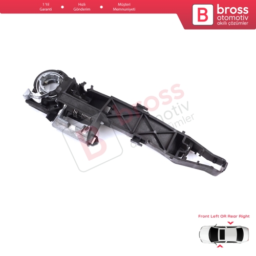 Renault Master MK3 Nissan NV400 Interstar Opel Movano B 806071828R İçin Sol Ön veya Sağ Arka Sürgü Kapı Dış Açma Kolu Desteği