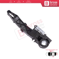 Renault Master MK3 Nissan NV400 Interstar Opel Movano B 806064162R İçin Sağ Ön veya Sol Arka Sürgü Kapı veya Arka Bagaj Dış Açma Kolu Desteği
