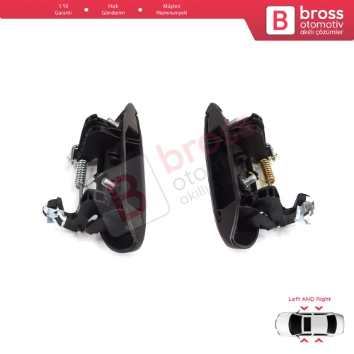 Renault Clio 2 Megane 1 Scenic 1 Symbol Thalia Logan Platina Lada Largus için Kapı Dış Açma Kolu Seti