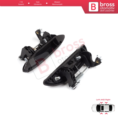 Renault Clio 2 Megane 1 Scenic 1 Symbol Thalia Logan Platina Lada Largus için Kapı Dış Açma Kolu Seti