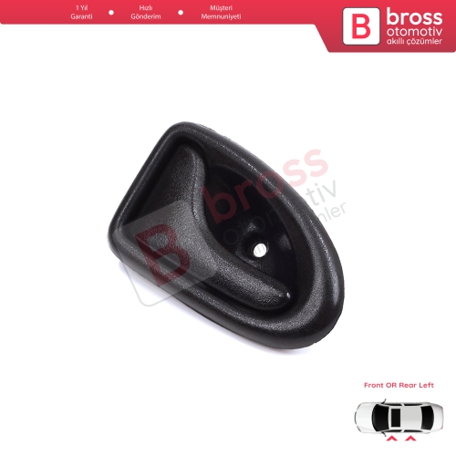 Renault Clio 2 Scenic Megane 1 Trafic Master 2 Mascott Logan 1 Movano Vivaro A Interstar Primastar 1 Daily 7700434716 İçin Siyah Sol Kapı İç Açma Kolu Kancalı Tip