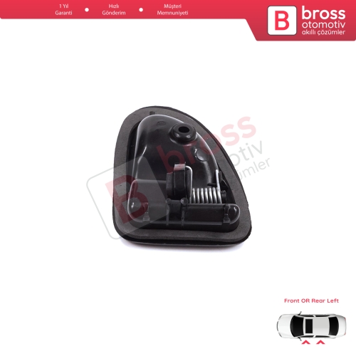 Renault Clio 2 Scenic Megane 1 Trafic Master 2 Mascott Logan 1 Movano Vivaro A Interstar Primastar 1 Daily 7700434716 İçin Siyah Sol Kapı İç Açma Kolu Kancalı Tip