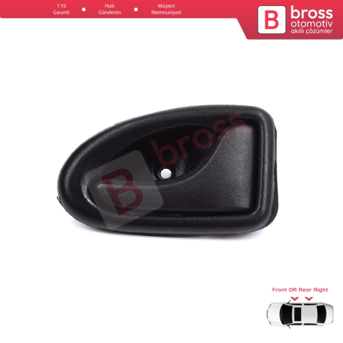 Renault Clio 2 Scenic Megane 1 Trafic Master 2 Mascott Logan 1 Movano Vivaro A Interstar Primastar 1 Daily 7700434717 İçin Siyah Sağ Kapı İç Açma Kolu Kancalı Tip